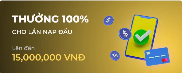 Khuyến mãi thưởng 100% chào mừng tại Sunwin 88 Club